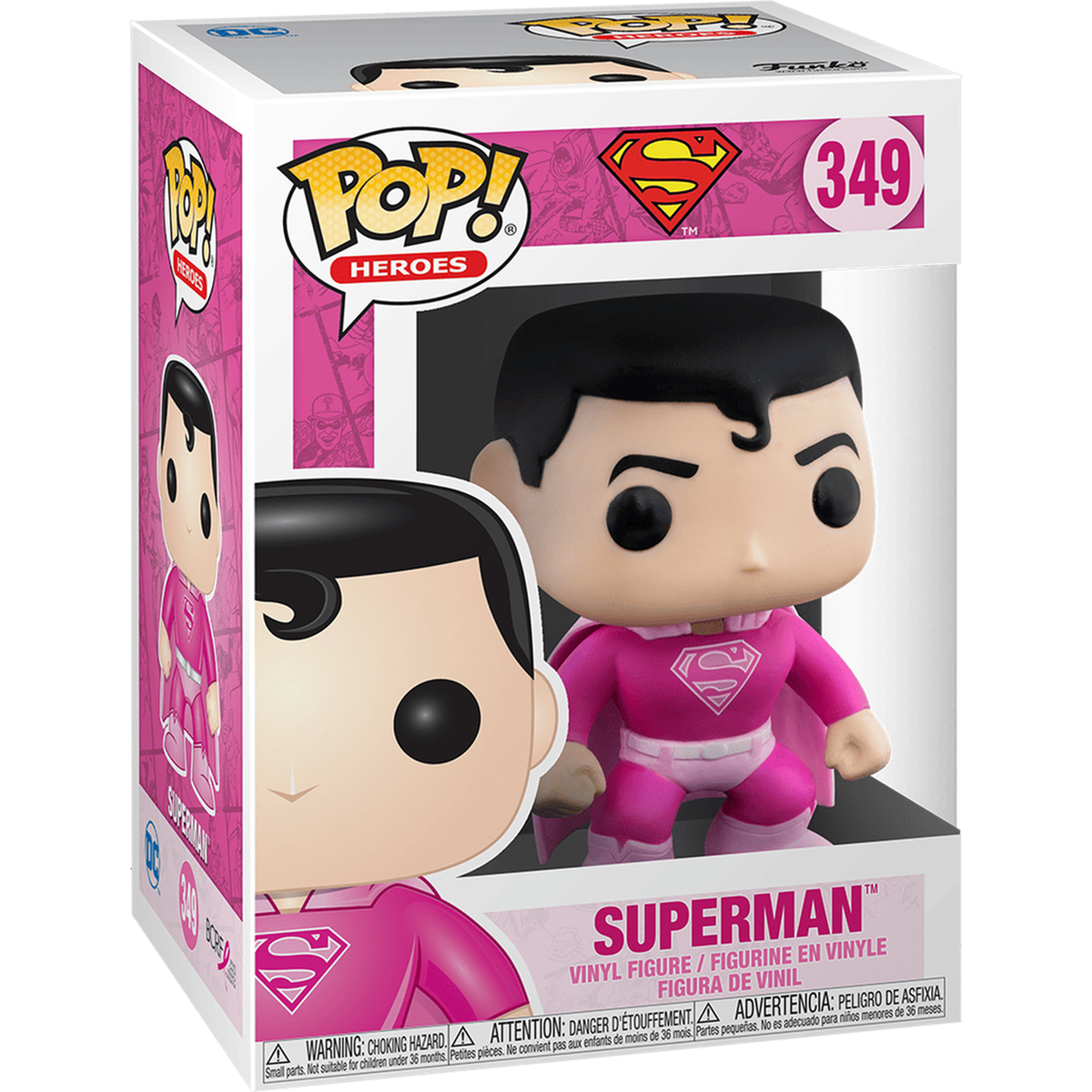 Funko Pop Superman Pink Outfit #349 boxed