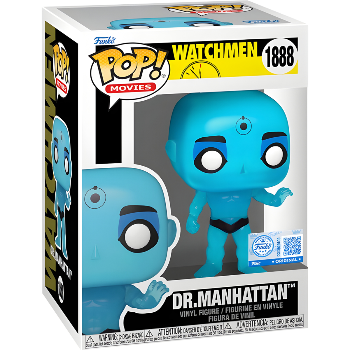 Funko Pop Dr. Manhattan Special Edition #1888 boxed