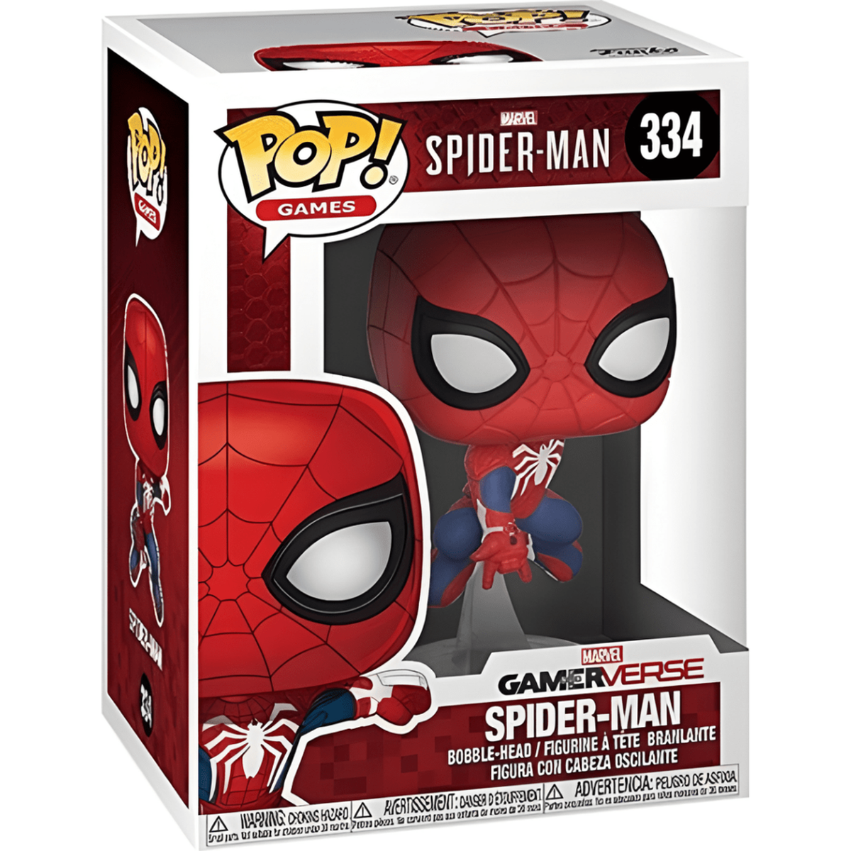Funko Pop Spider-Man #334 boxed