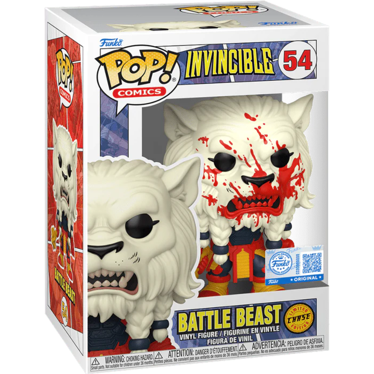 Funko Pop Battle Beast #54 Chase boxed