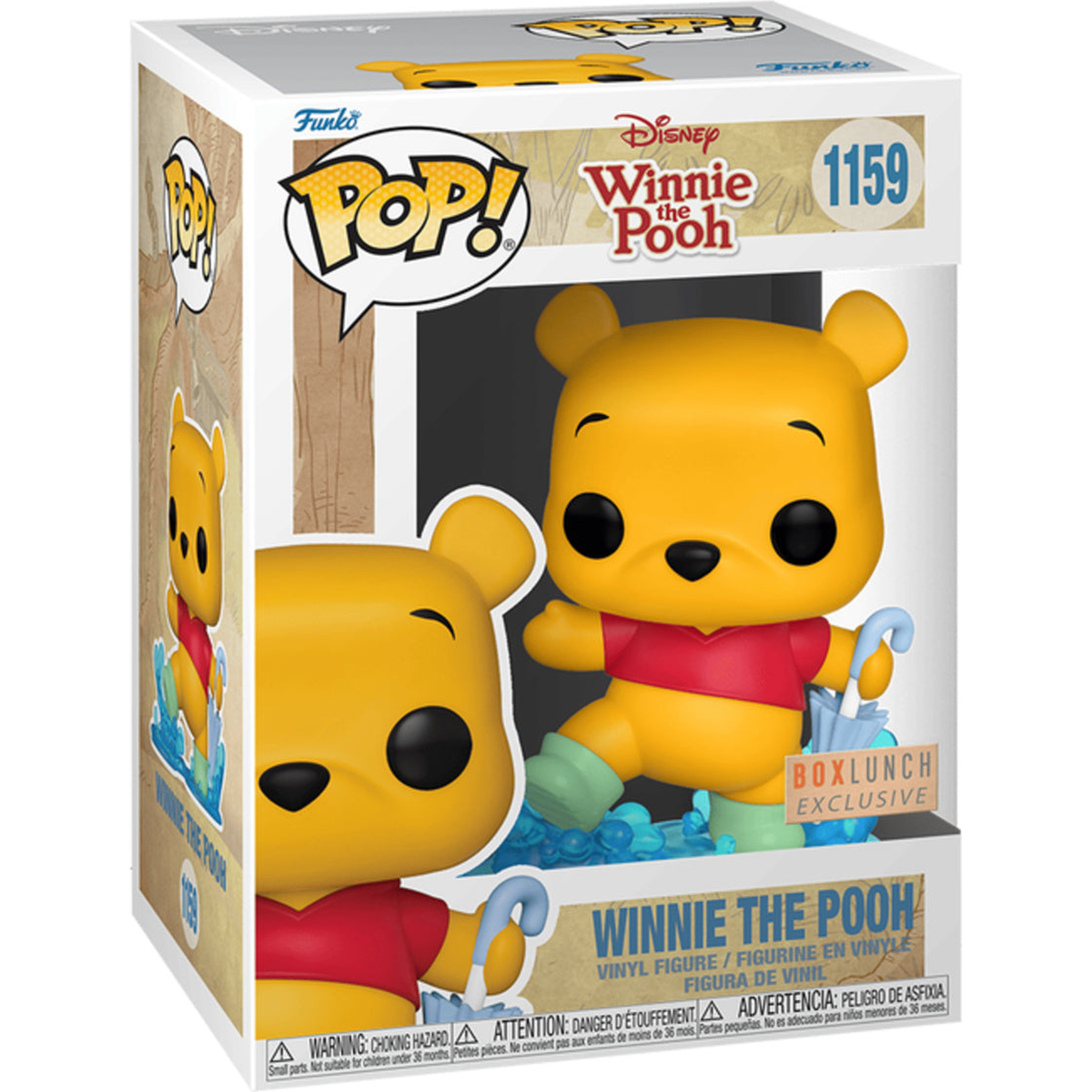 Funko Pop Winnie the Pooh In the Rain #1159 – Disney boxed