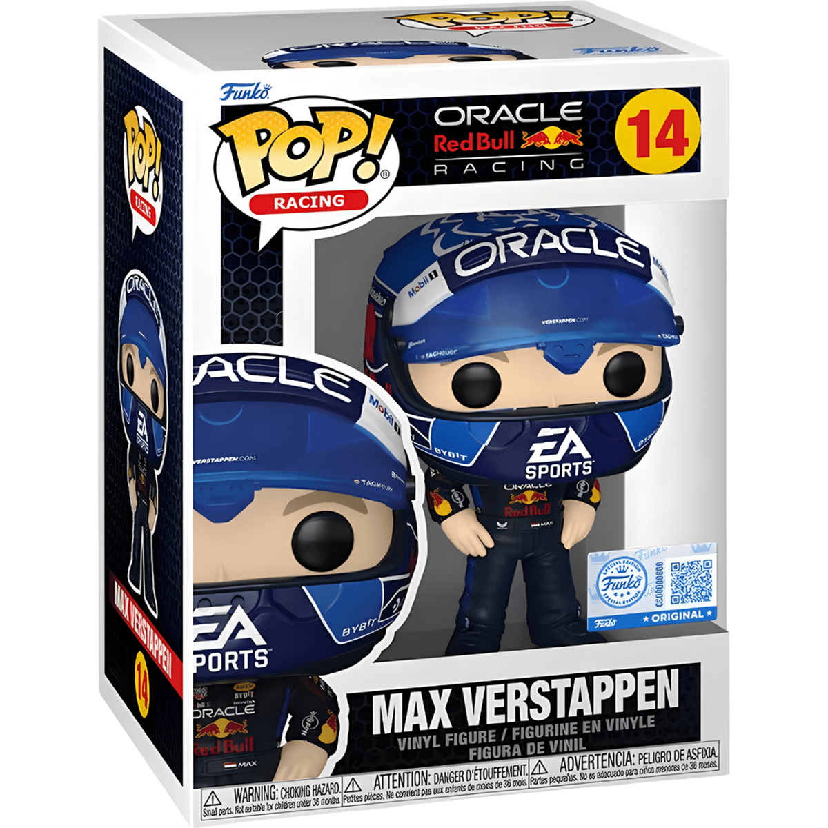 Funko Pop Max Verstappen USA Racing Helmet #14 boxed