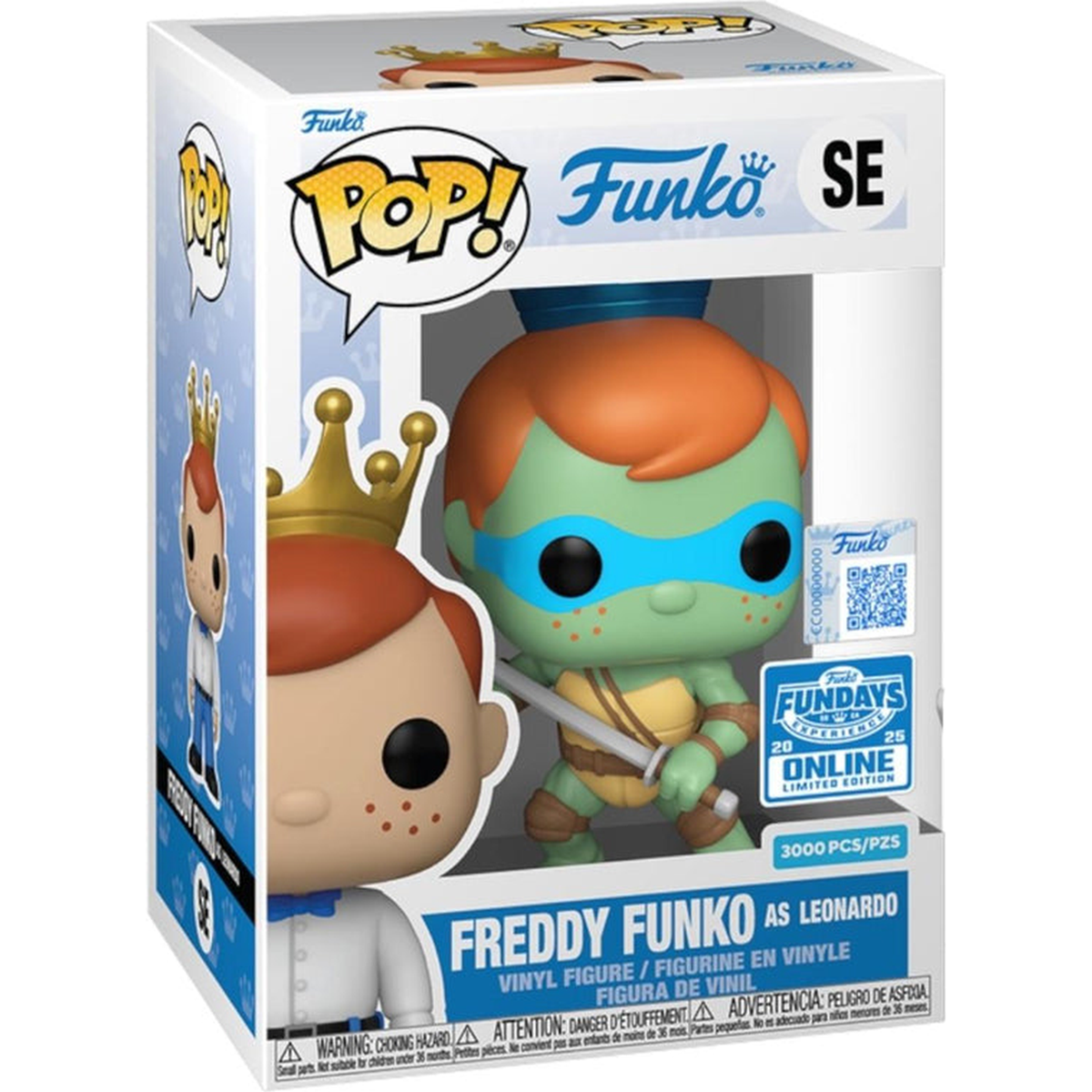 Funko Pop Freddy Funko as Leonardo #SE boxed