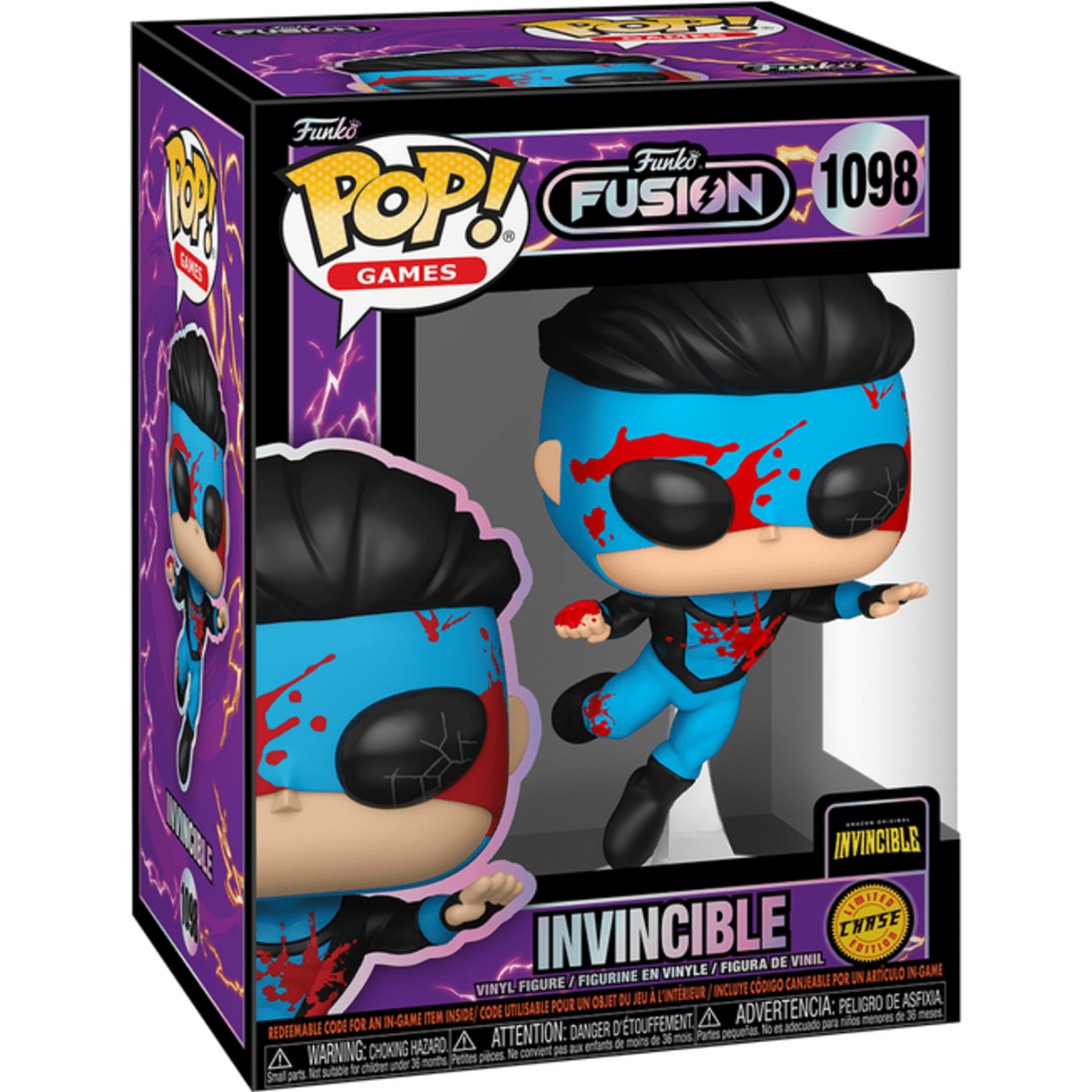 Funko Pop Invincible #1098 Bloody Chase boxed