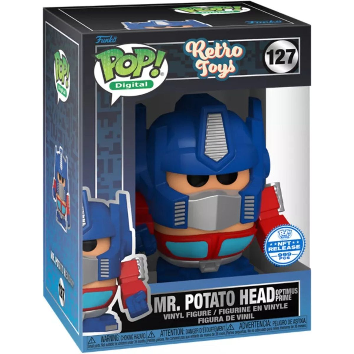 Funko Pop Mr Potato Head Optimus Prime #127 boxed
