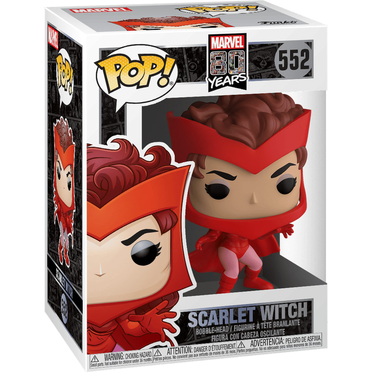 Funko Pop Scarlet Witch #552 boxed