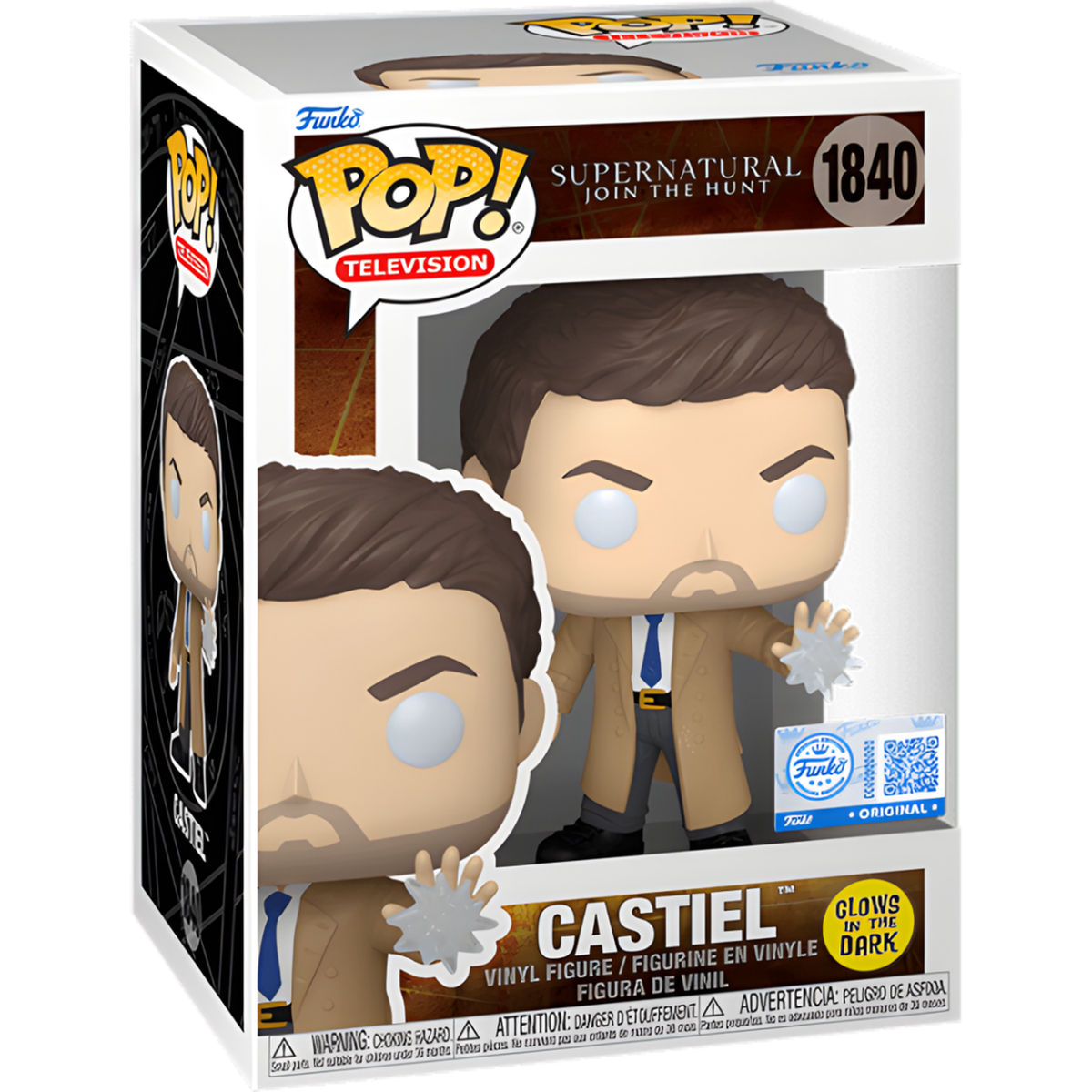 Funko Pop Castiel #1840 boxed