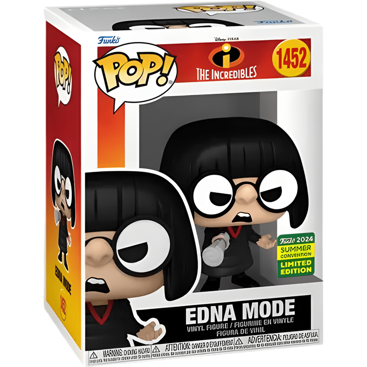 Funko Pop Edna Mode #1452 boxed