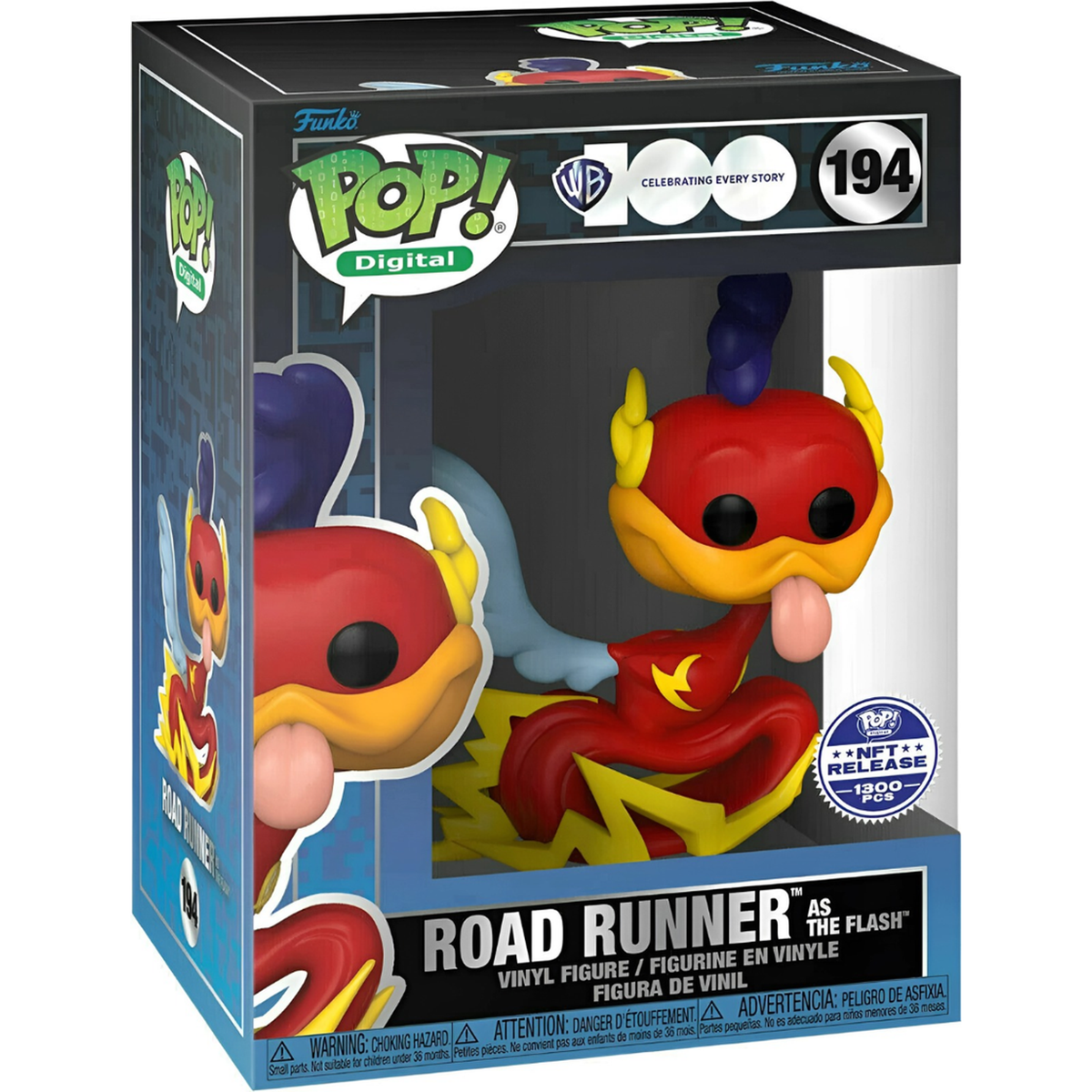 Funko Pop Road Runner as The Flash #194 boxed