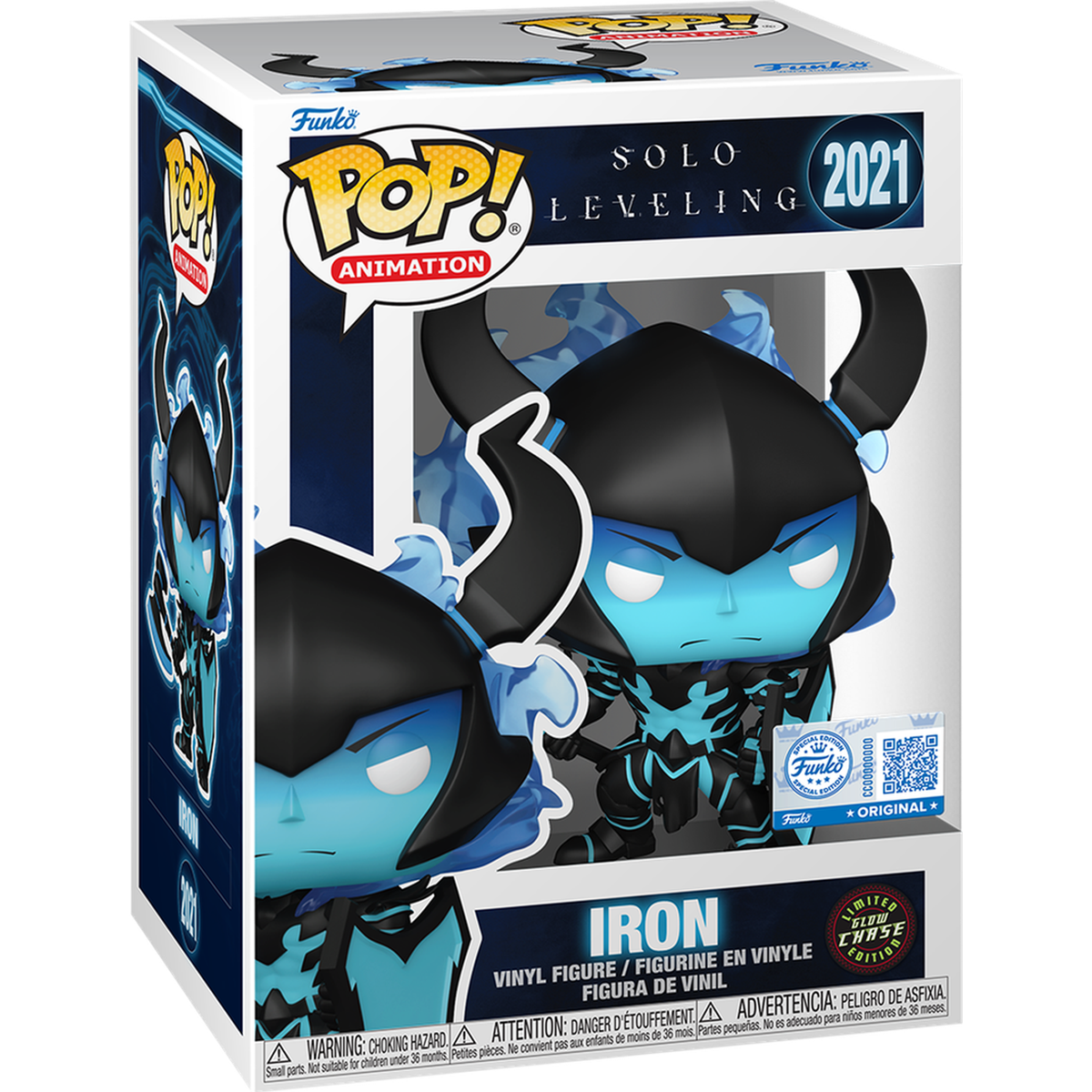 Funko Pop Iron Glow in the Dark Chase #2021 boxed