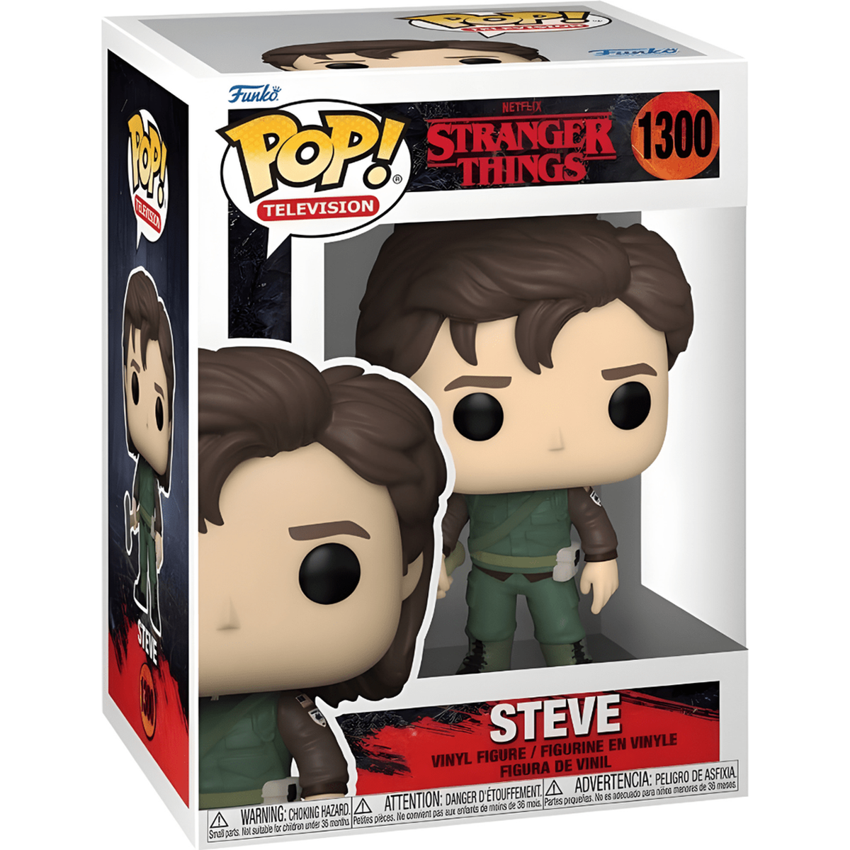 Funko Pop Steve Harrington #1300 boxed