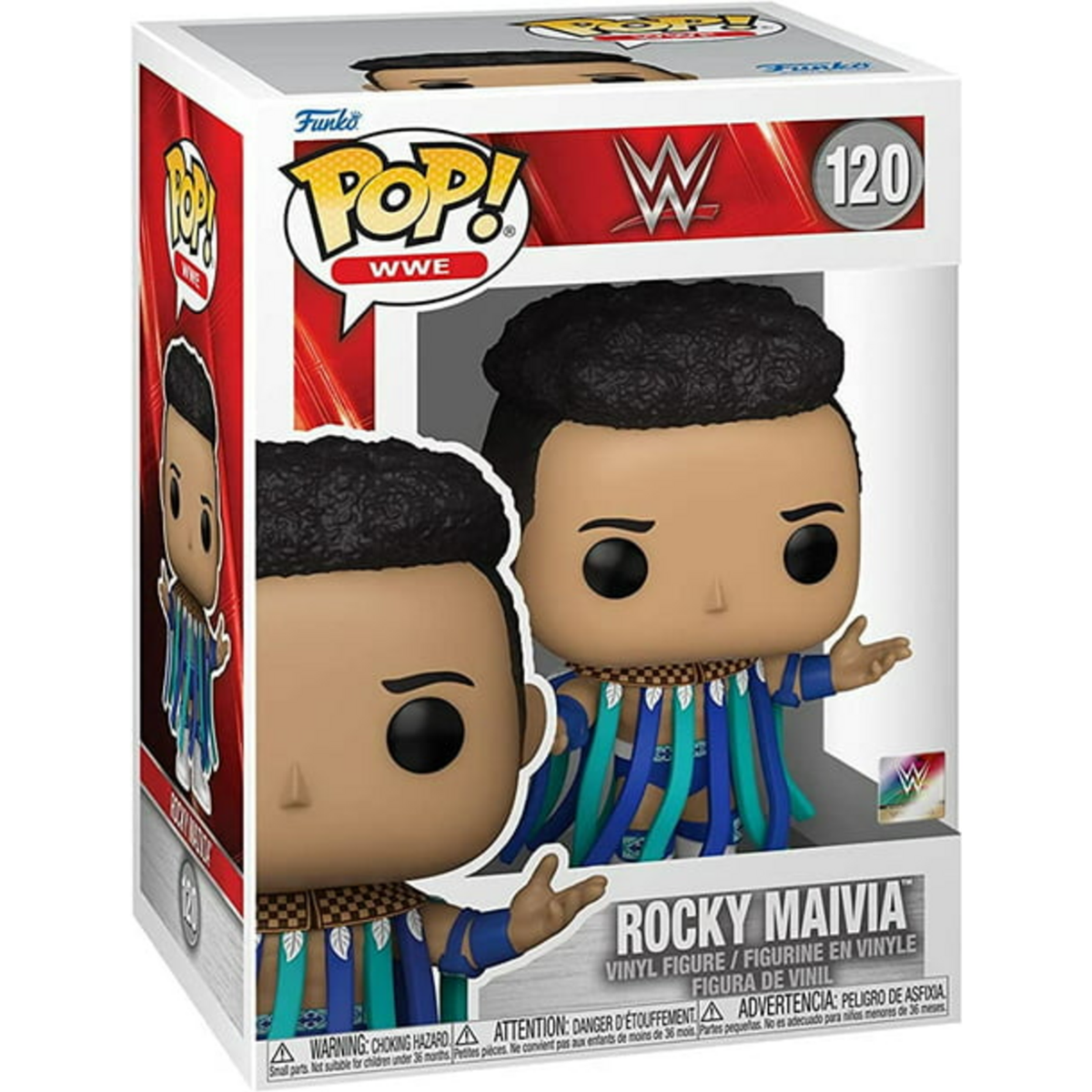Funko Pop Rocky Maivia Metallic #120 boxed