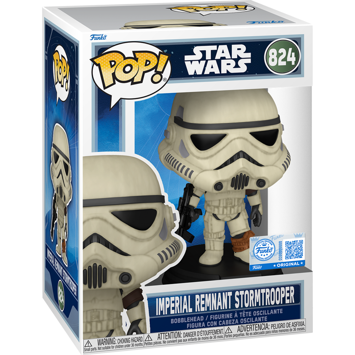 Funko Pop Imperial Remnant Stormtrooper #824 boxed Special Edition figure