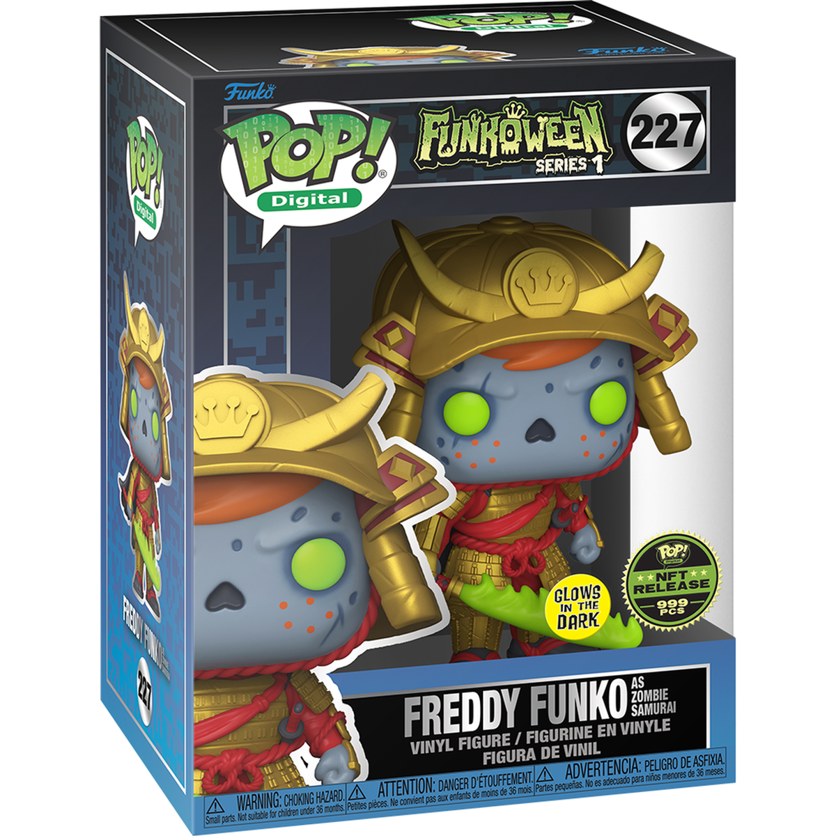 Funko Pop Freddy Funko as Zombie Samurai #227 boxed