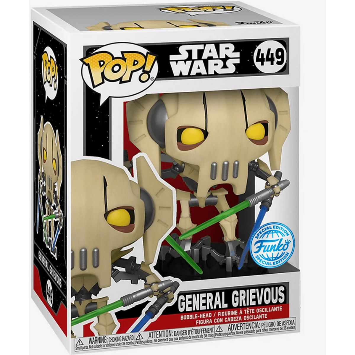 Funko Pop General Grievous #449 boxed