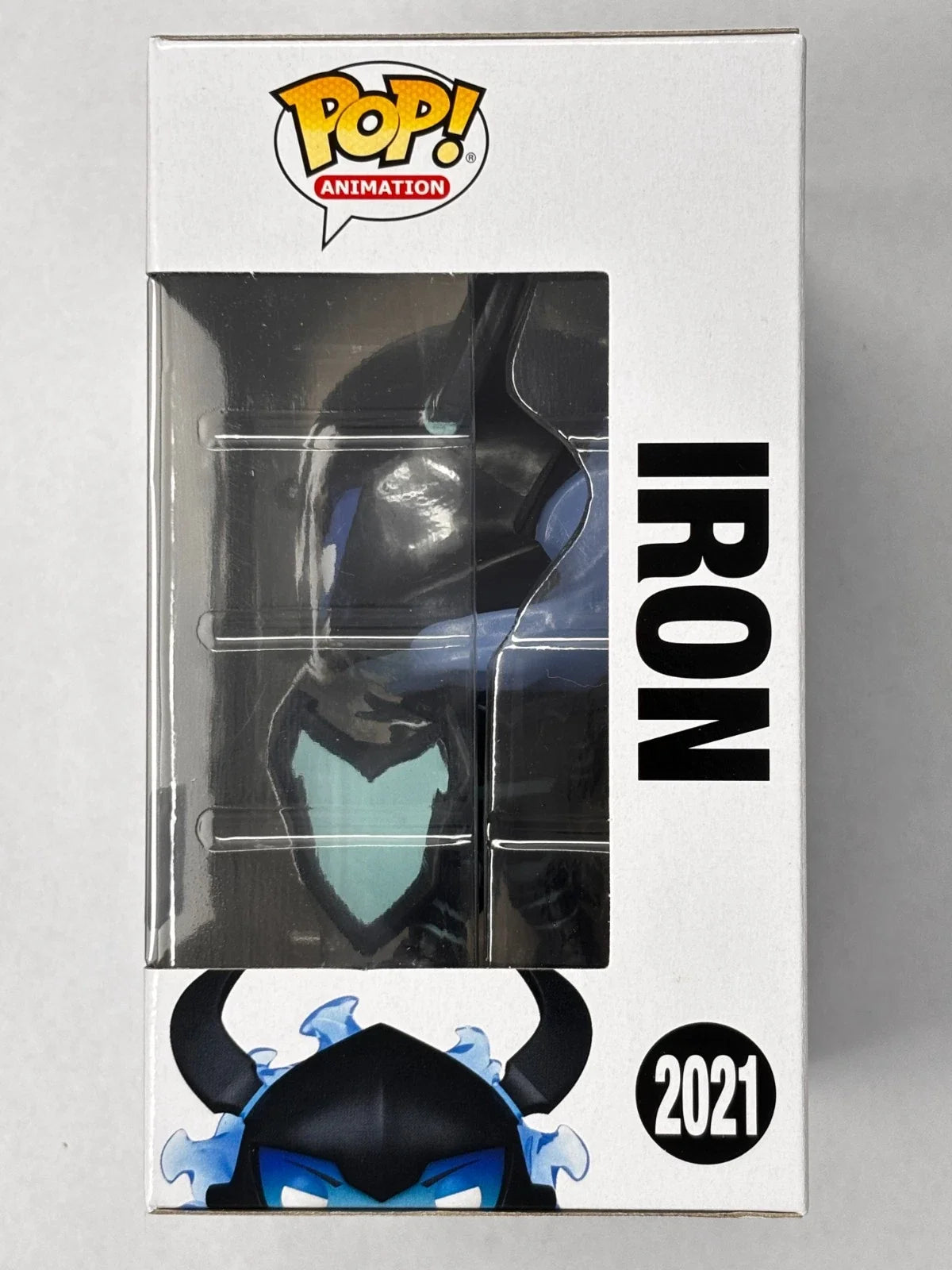 Funko Pop Iron #2021 Glow Chase real item side photo